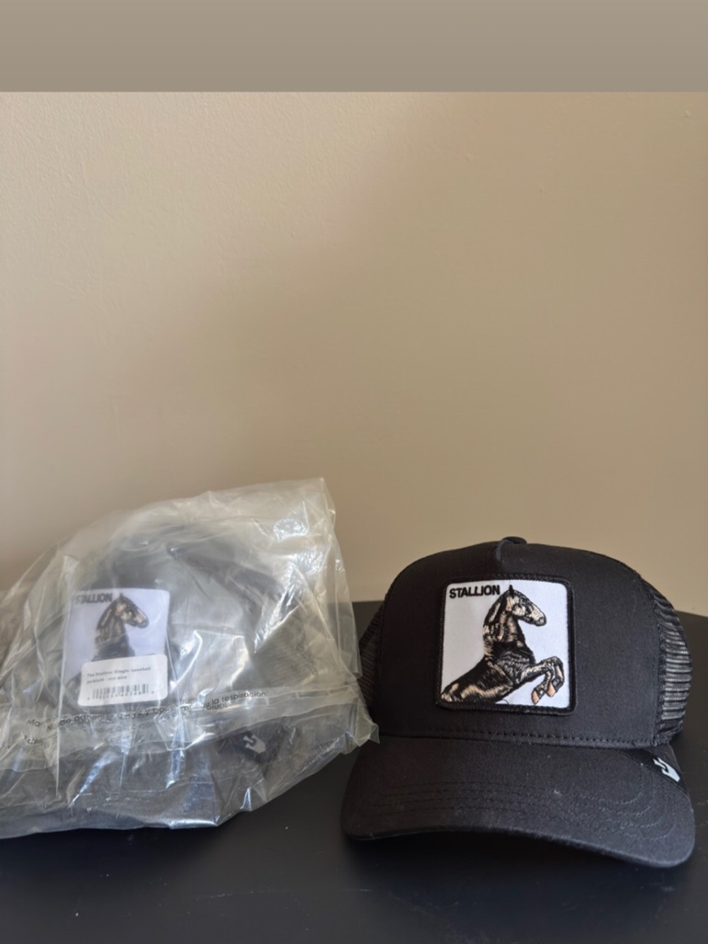 Goorin Bros Black Stallion Patch Trucker Hat